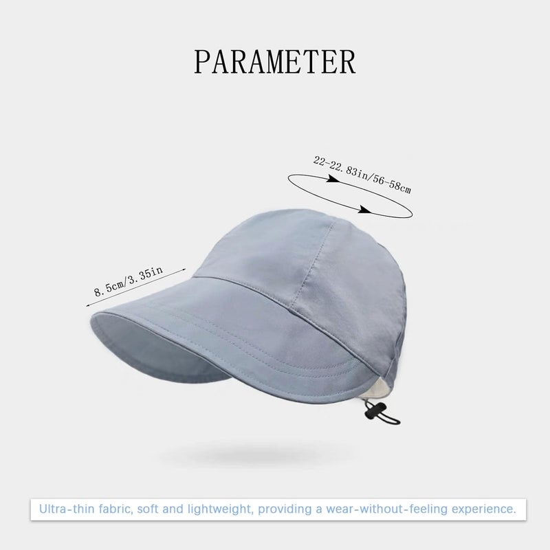 huablo ] UPF 50+ Womens Sun Hat Wide Brim Sun Hat UV Protection Hiking Fishing Hats 12P-ZYMao - Image 4